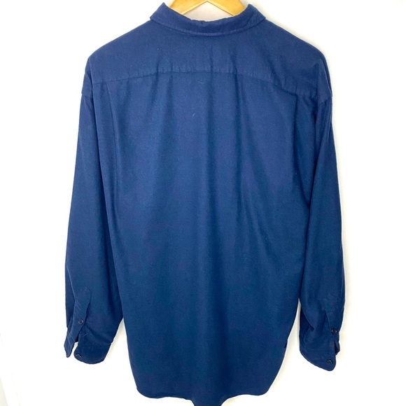 Polo Ralph Lauren Men’s Blue Long Sleeve Button Down G.I. Shirt Tri-Blend XL - Picture 5 of 6